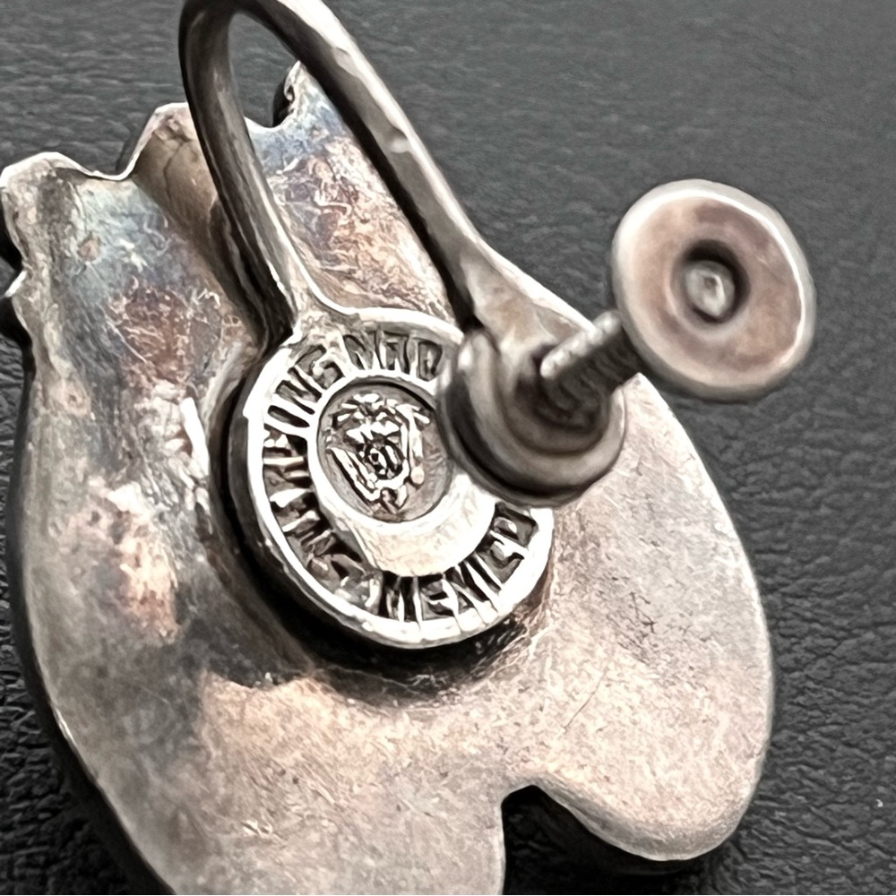 Margot de Taxco vintage Taxco Mexico sterling silver earrings - Picture 6 of 8